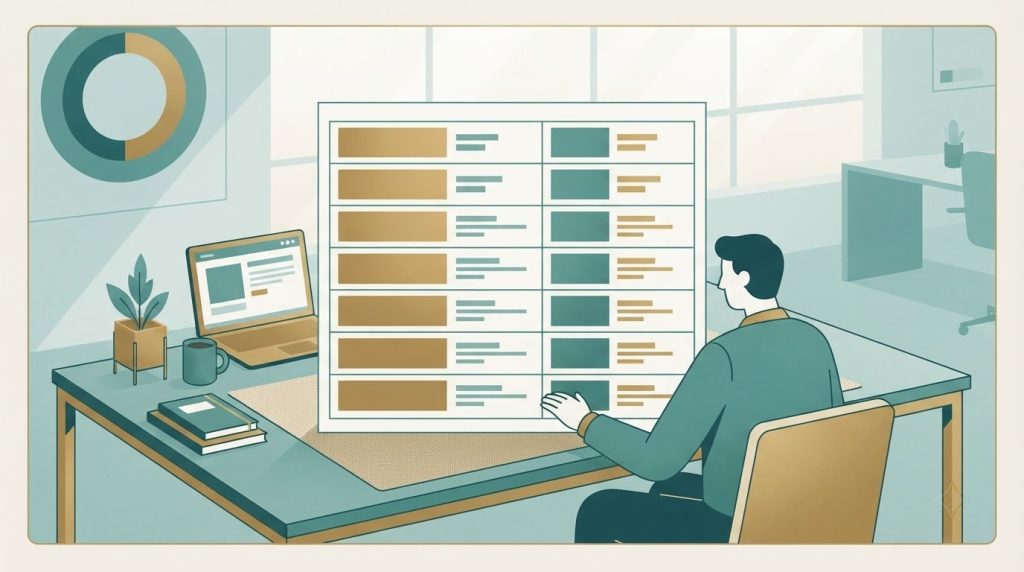 bảng tra cứu schema markup theo từng loại trang trên website