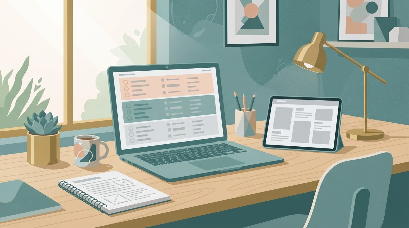 checklist mười hai điểm chia làm ba nhóm cho một bài blog