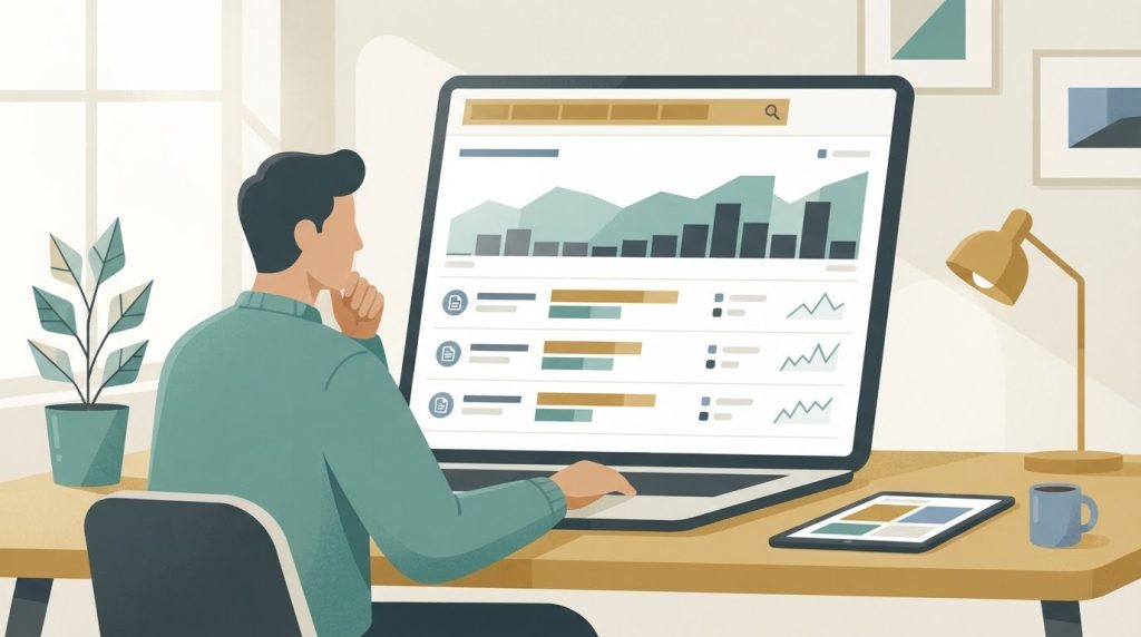 phát hiện keyword cannibalization qua báo cáo Hiệu suất Search Console