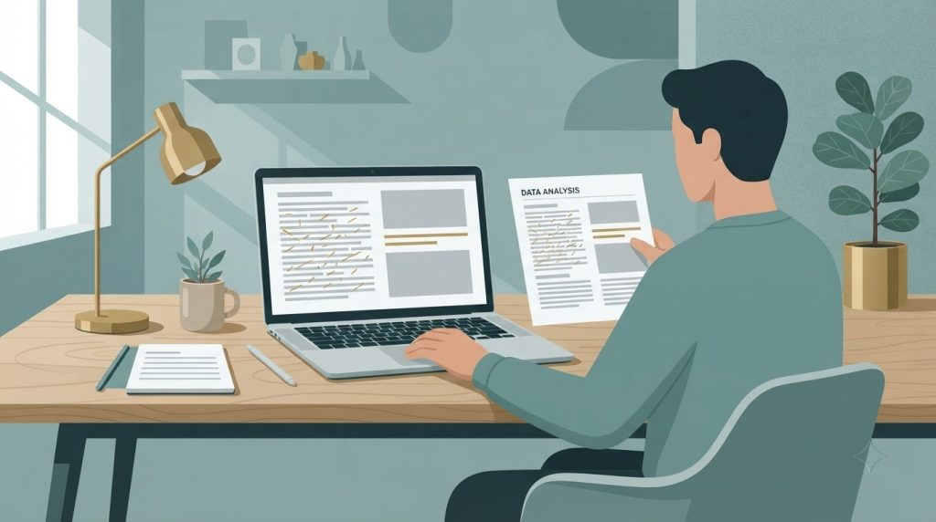 so sánh một đoạn nhồi từ khóa và một đoạn có mật độ tự nhiên